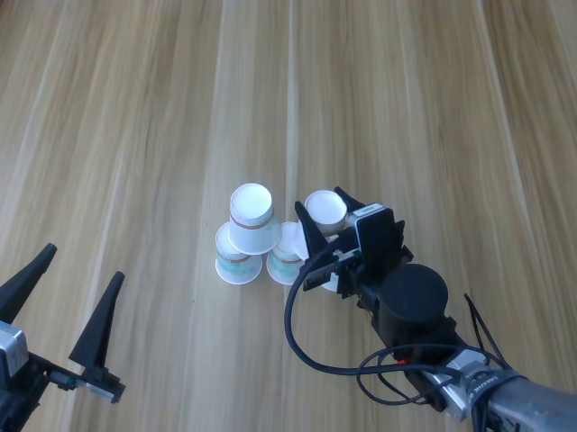 Paper-cup stacking, chronological frame 5 of 6 from Figure 13.