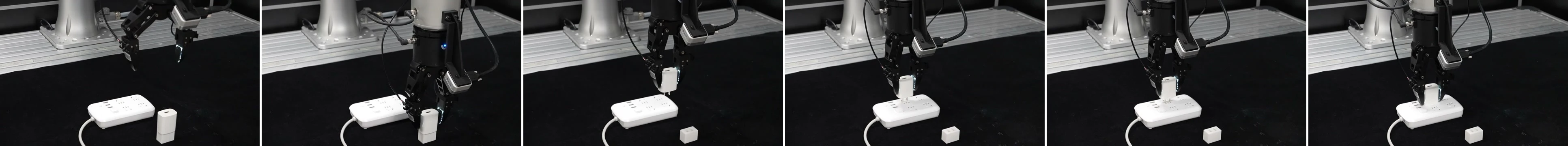 Six visual observations from a successful charger-plug rollout